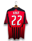 2007 - 08 AC Milan Home Shirt Kaka 22 - 9.5/10 - (L) - Eternal Pitch