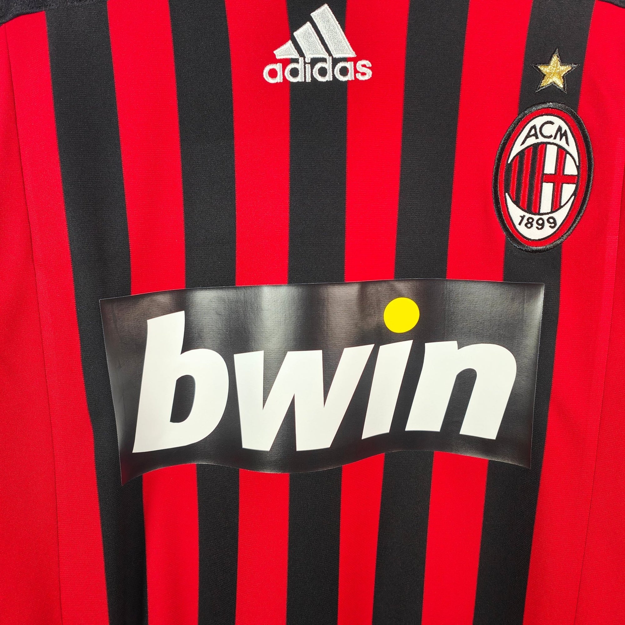 2007 - 08 AC Milan Home Shirt Kaka 22 - 9.5/10 - (L) - Eternal Pitch