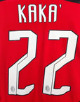 2007 - 08 AC Milan Home Shirt Kaka 22 - 9.5/10 - (L) - Eternal Pitch