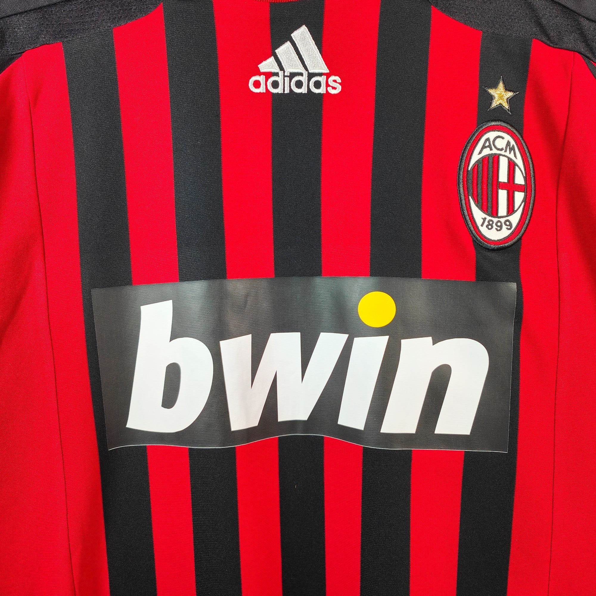 2007 - 08 AC Milan Home Shirt Kaka 22 (M) - Eternal Pitch