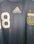 2007 - 08 Argentina Away Shirt Messi 18 (L) - Eternal Pitch