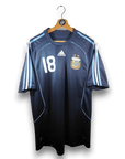 2007 - 08 Argentina Away Shirt Messi 18 (L) - Eternal Pitch