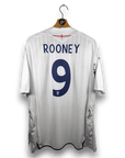 2007 - 08 England Home Shirt Rooney 9 - 9/10 - (XL) - Eternal Pitch
