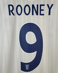 2007 - 08 England Home Shirt Rooney 9 - 9/10 - (XL) - Eternal Pitch