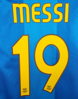 2007 - 08 FC Barcelona Away Shirt Messi 19 - 9/10 - (M) - Eternal Pitch