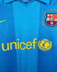 2007 - 08 FC Barcelona Away Shirt Messi 19 - 9/10 - (M) - Eternal Pitch
