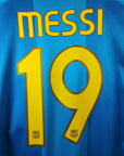 2007 - 08 FC Barcelona Away Shirt Messi 19 - 9/10 - (XL) - Eternal Pitch