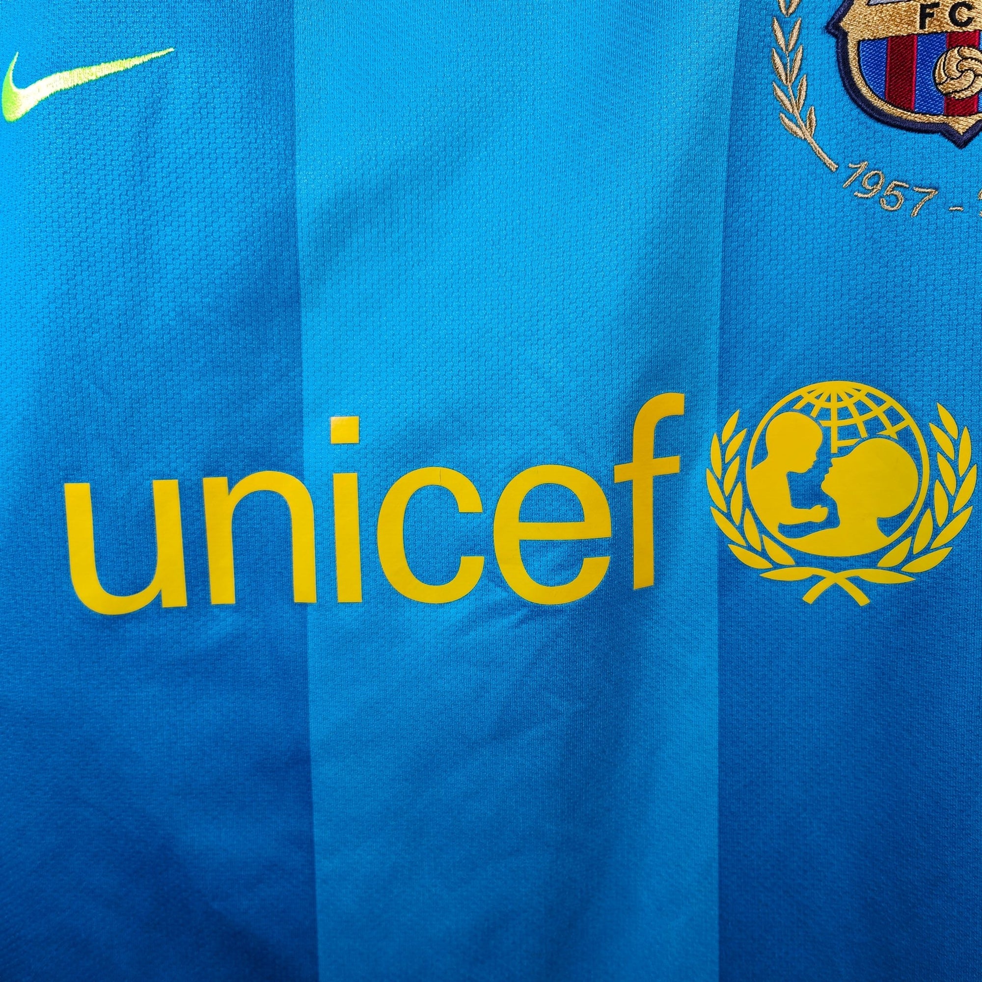 2007 - 08 FC Barcelona Away Shirt Messi 19 - 9/10 - (XL) - Eternal Pitch