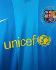 2007 - 08 FC Barcelona Away Shirt Messi 19 - 9/10 - (XL) - Eternal Pitch