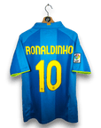 2007 - 08 FC Barcelona Away Shirt Ronaldinho 10 - 8.5/10 - (M) - Eternal Pitch