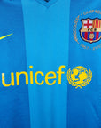 2007 - 08 FC Barcelona Away Shirt Ronaldinho 10 - 8.5/10 - (M) - Eternal Pitch
