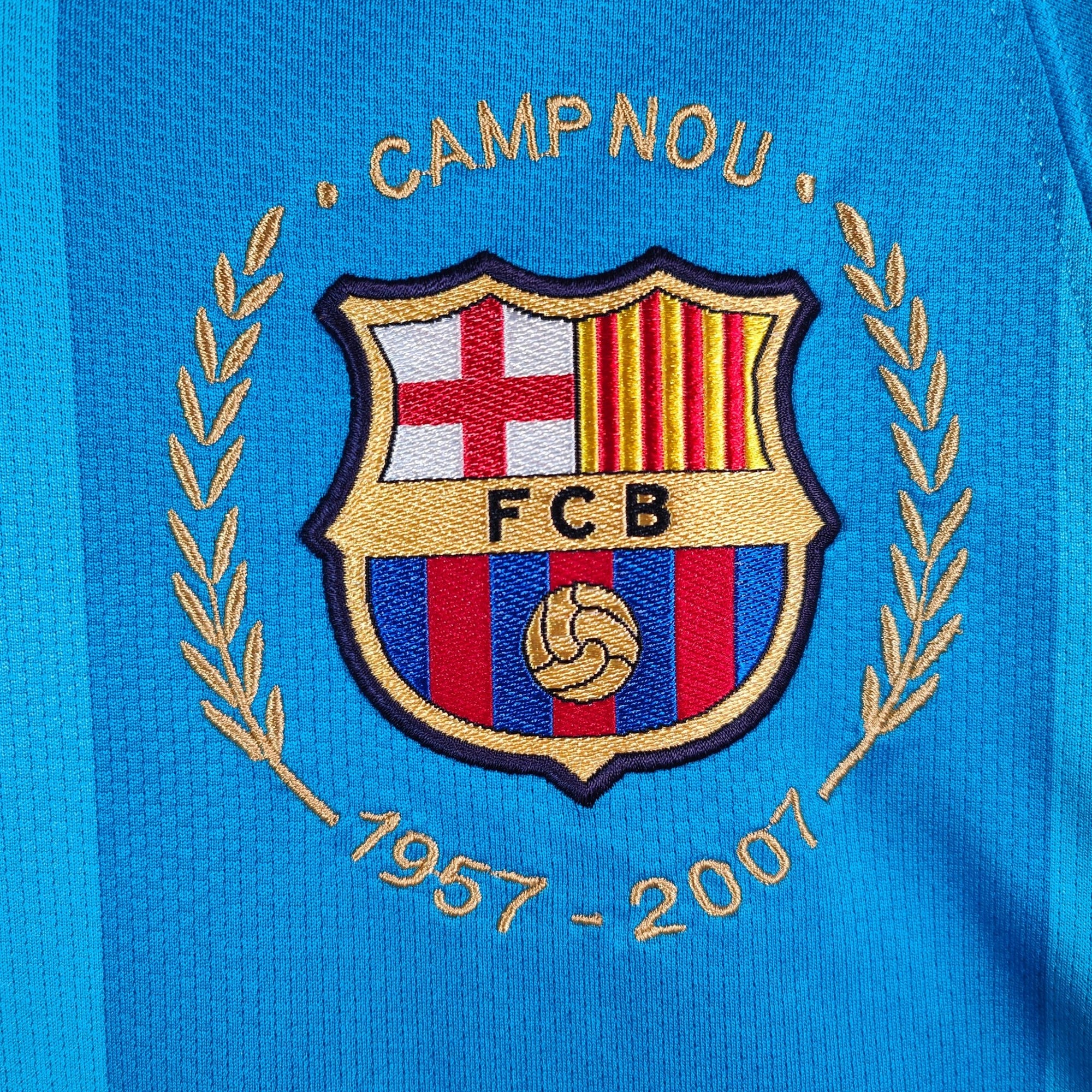 2007 - 08 FC Barcelona Away Shirt Ronaldinho 10 - 8.5/10 - (M) - Eternal Pitch