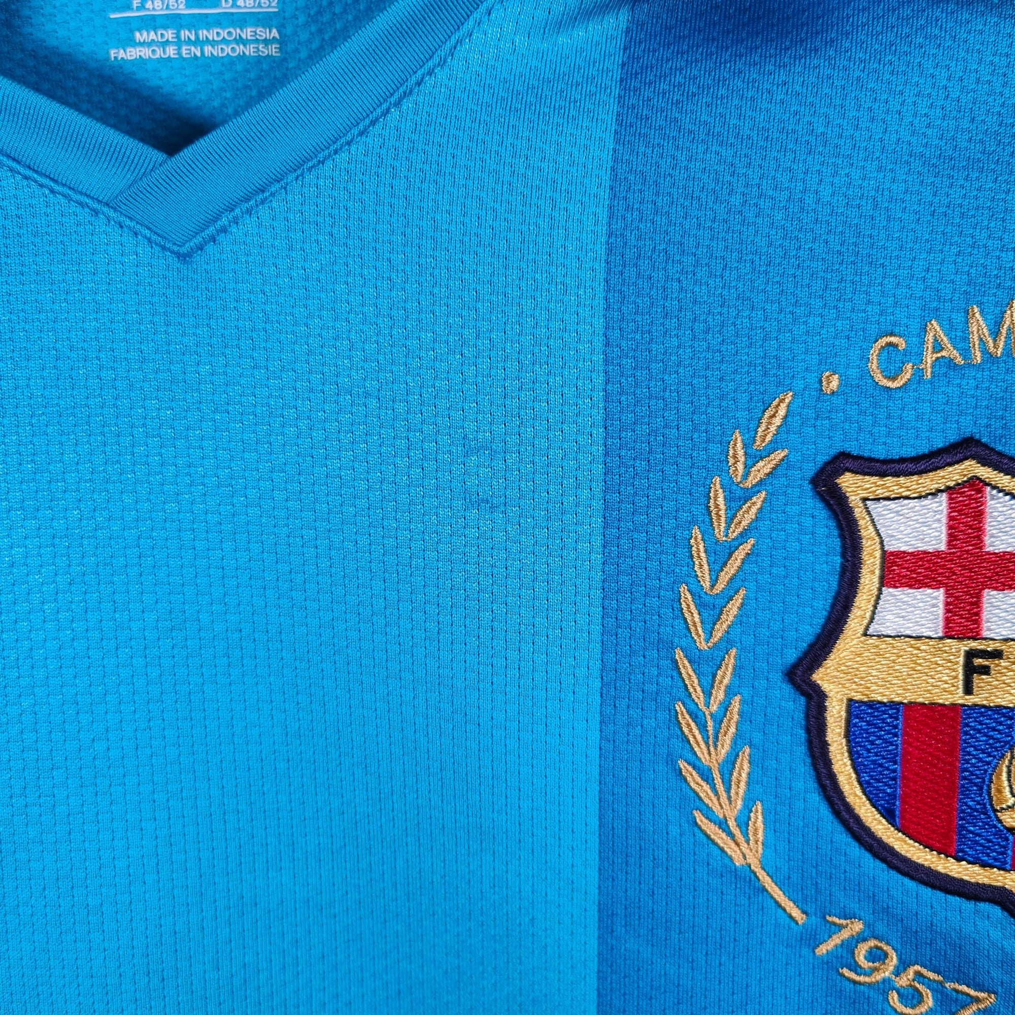 2007 - 08 FC Barcelona Away Shirt Ronaldinho 10 - 8.5/10 - (M) - Eternal Pitch