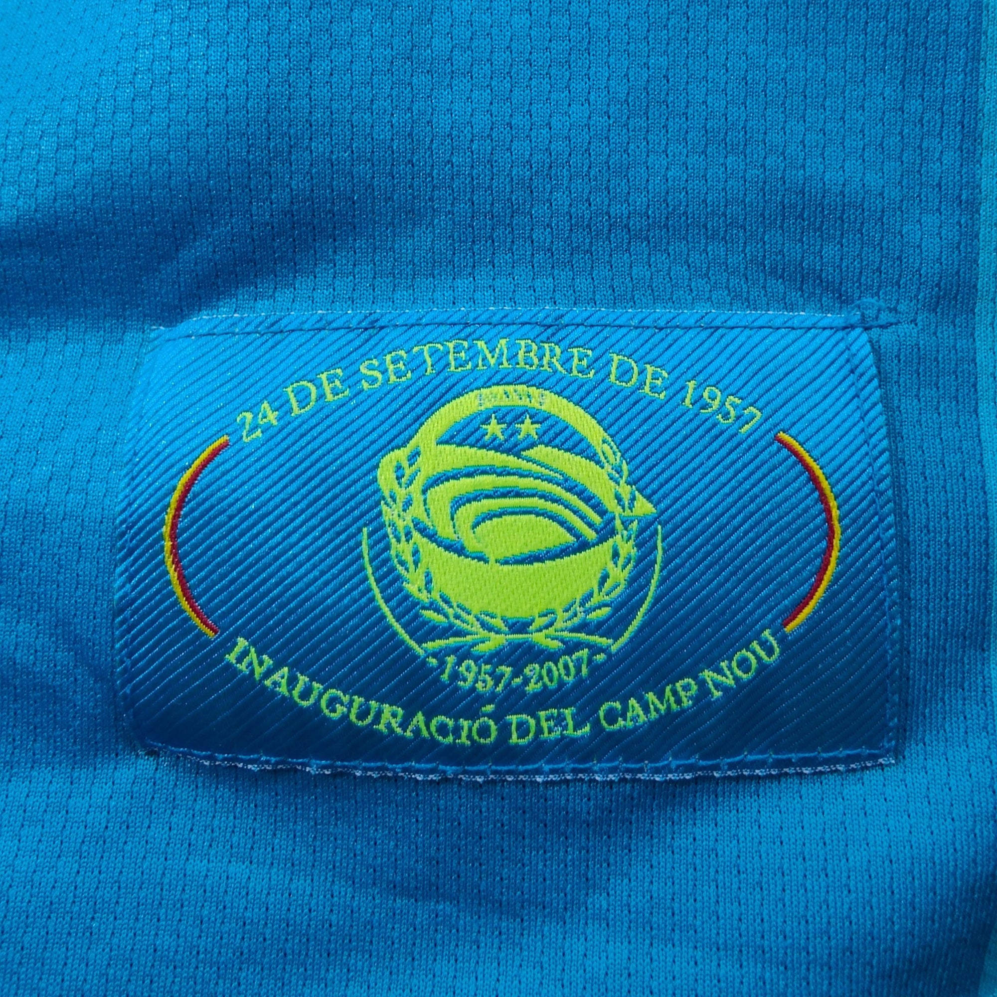 2007 - 08 FC Barcelona Away Shirt Ronaldinho 10 - 9/10 - (L) - Eternal Pitch