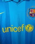 2007 - 08 FC Barcelona Away Shirt Ronaldinho 10 - 9/10 - (L) - Eternal Pitch