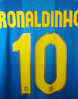 2007 - 08 FC Barcelona Away Shirt Ronaldinho 10 - 9/10 - (L) - Eternal Pitch