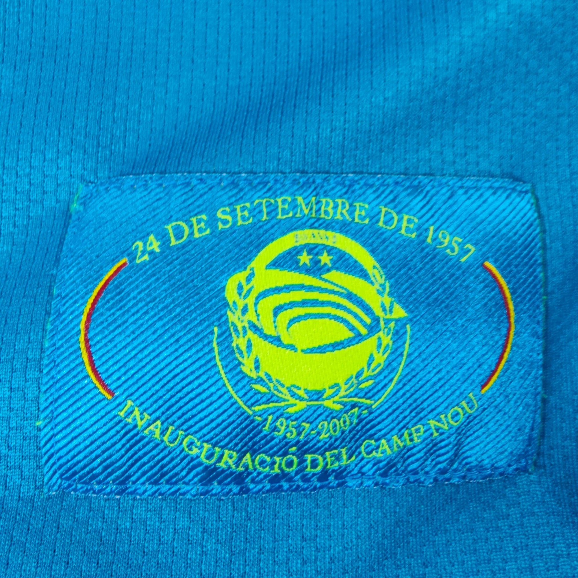 2007 - 08 FC Barcelona Away Shirt Ronaldinho 10 - 9/10 - (M) - Eternal Pitch