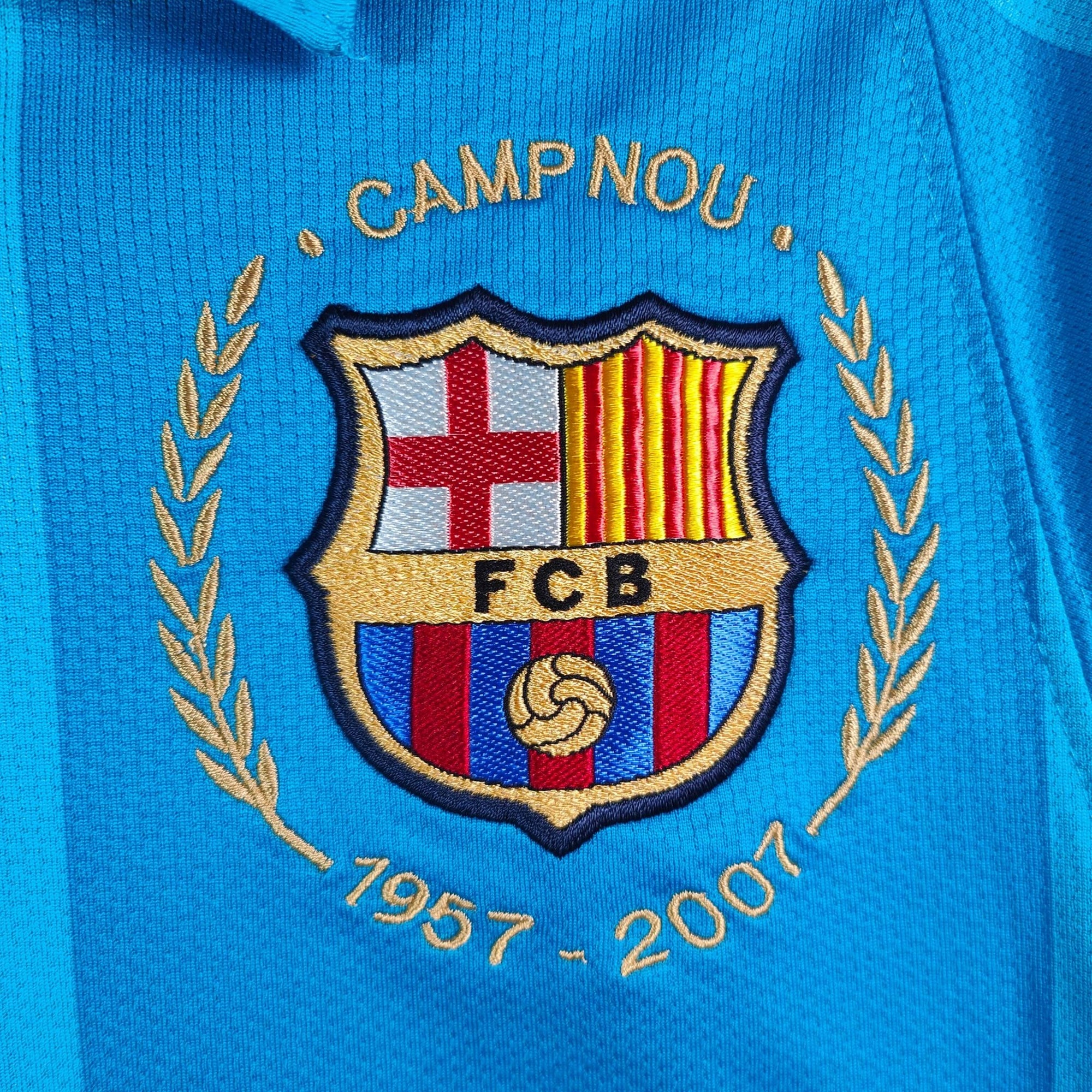 2007 - 08 FC Barcelona Away Shirt Ronaldinho 10 - 9/10 - (M) - Eternal Pitch
