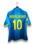 2007 - 08 FC Barcelona Away Shirt Ronaldinho 10 - 9/10 - (M) - Eternal Pitch