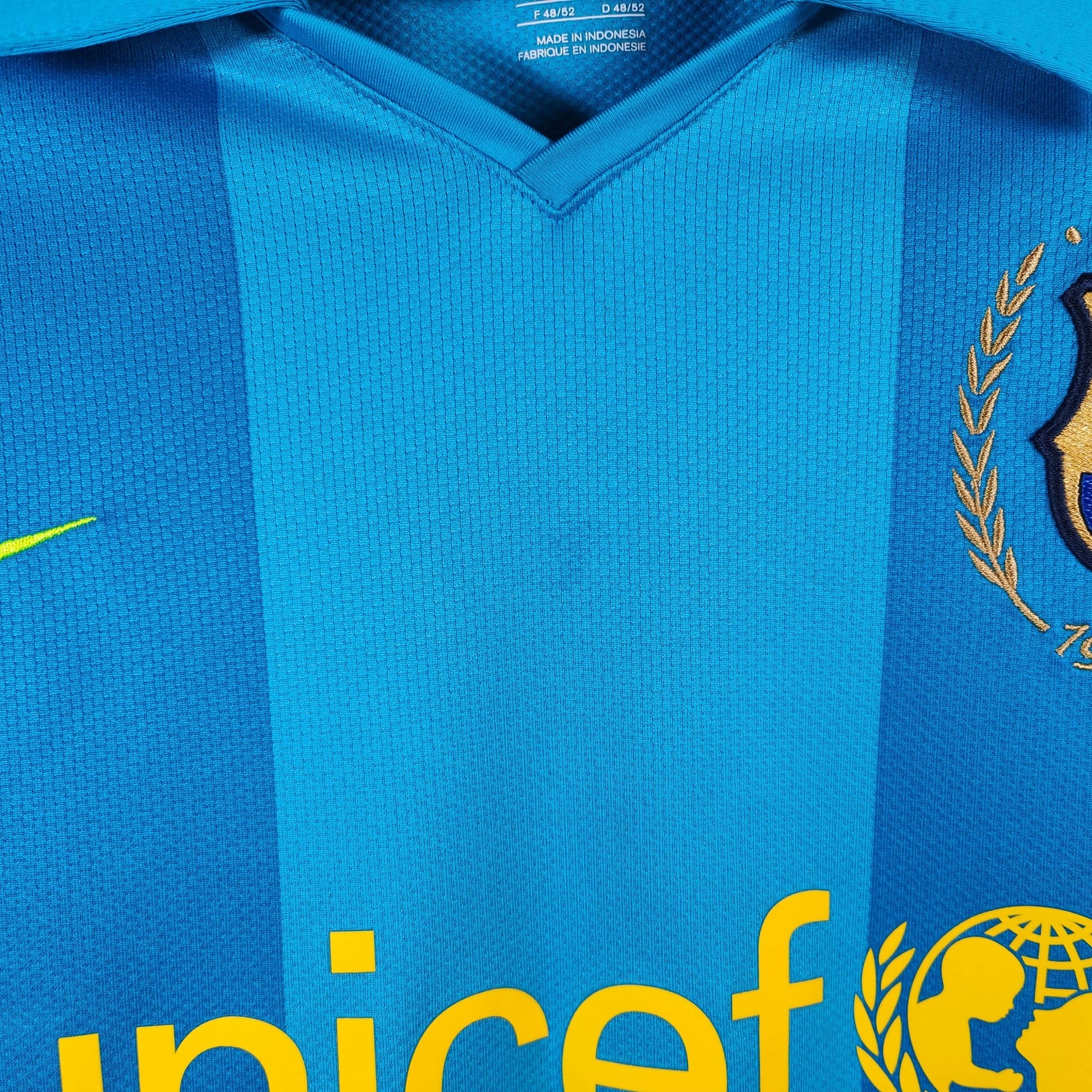 2007 - 08 FC Barcelona Away Shirt Ronaldinho 10 - 9/10 - (M) - Eternal Pitch