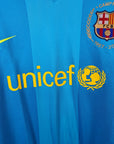 2007 - 08 FC Barcelona Away Shirt Ronaldinho 10 - 9.5/10 - (XL) - Eternal Pitch