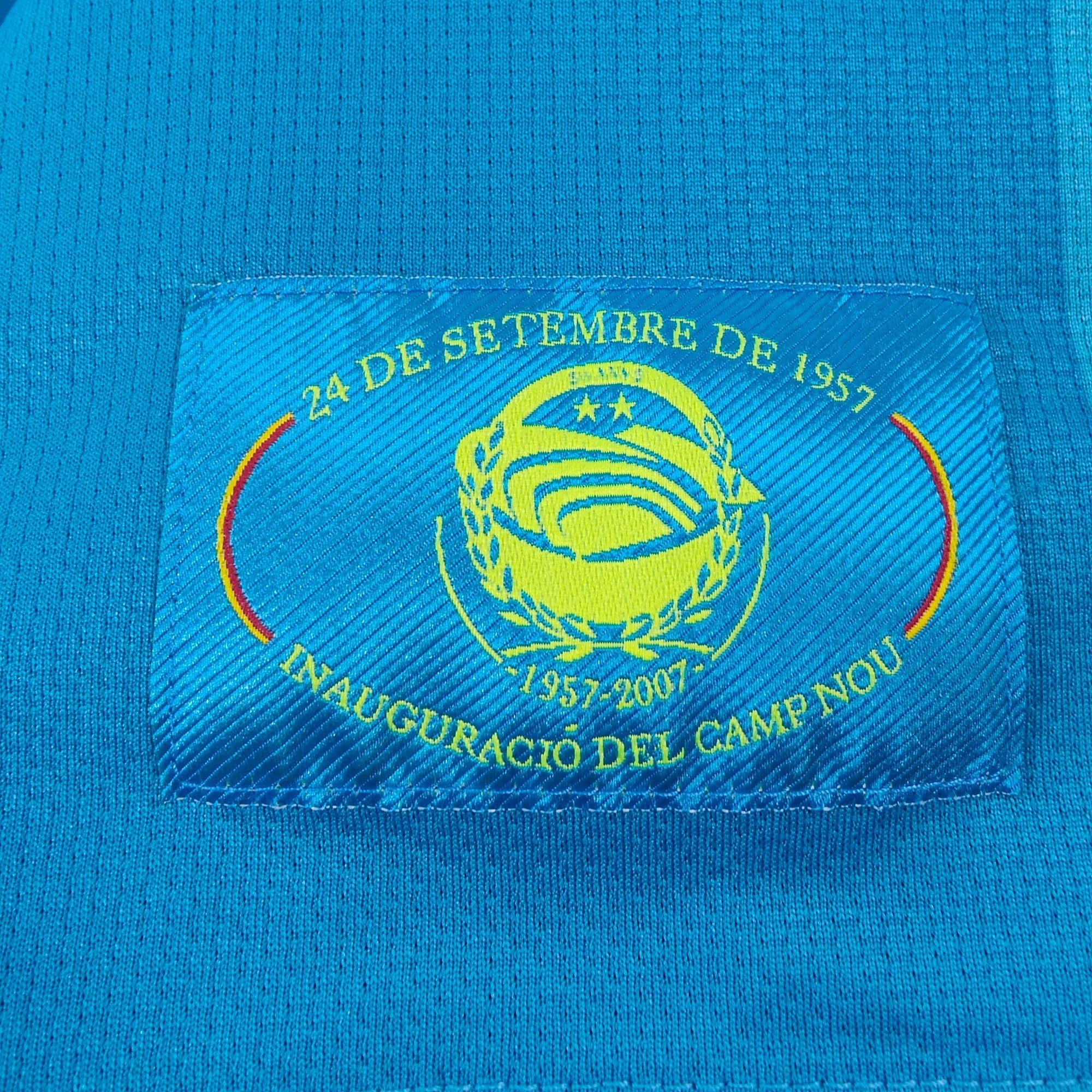 2007 - 08 FC Barcelona Away Shirt Ronaldinho 10 - 9.5/10 - (XL) - Eternal Pitch