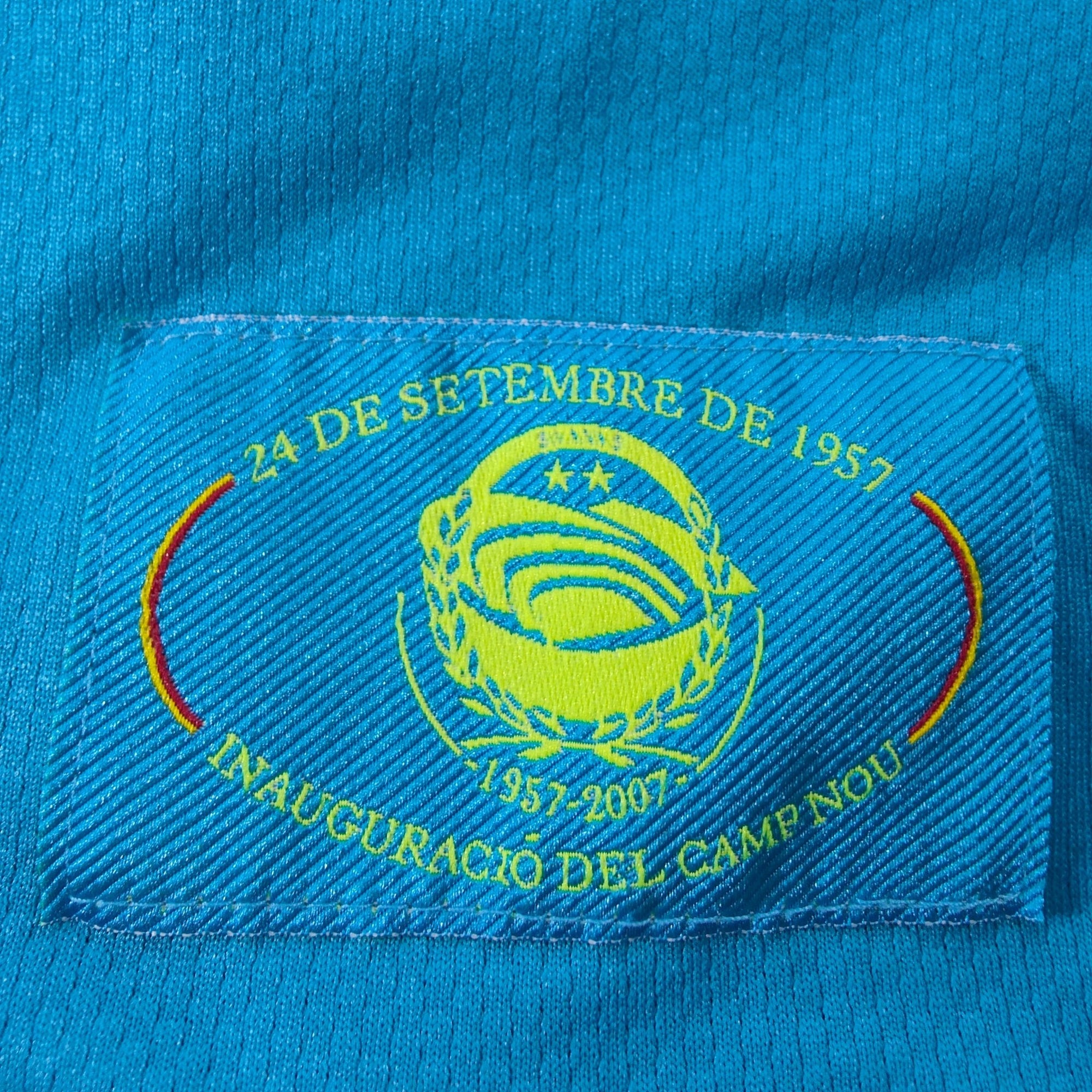 2007 - 08 FC Barcelona Away Shirt Ronaldinho  - 9.5/10 - (XL) - Eternal Pitch