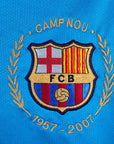 2007 - 08 FC Barcelona Away Shirt Ronaldinho  - 9.5/10 - (XL) - Eternal Pitch