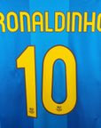 2007 - 08 FC Barcelona Away Shirt Ronaldinho  - 9.5/10 - (XL) - Eternal Pitch