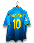 2007 - 08 FC Barcelona Away Shirt Ronaldinho  - 9.5/10 - (XL) - Eternal Pitch