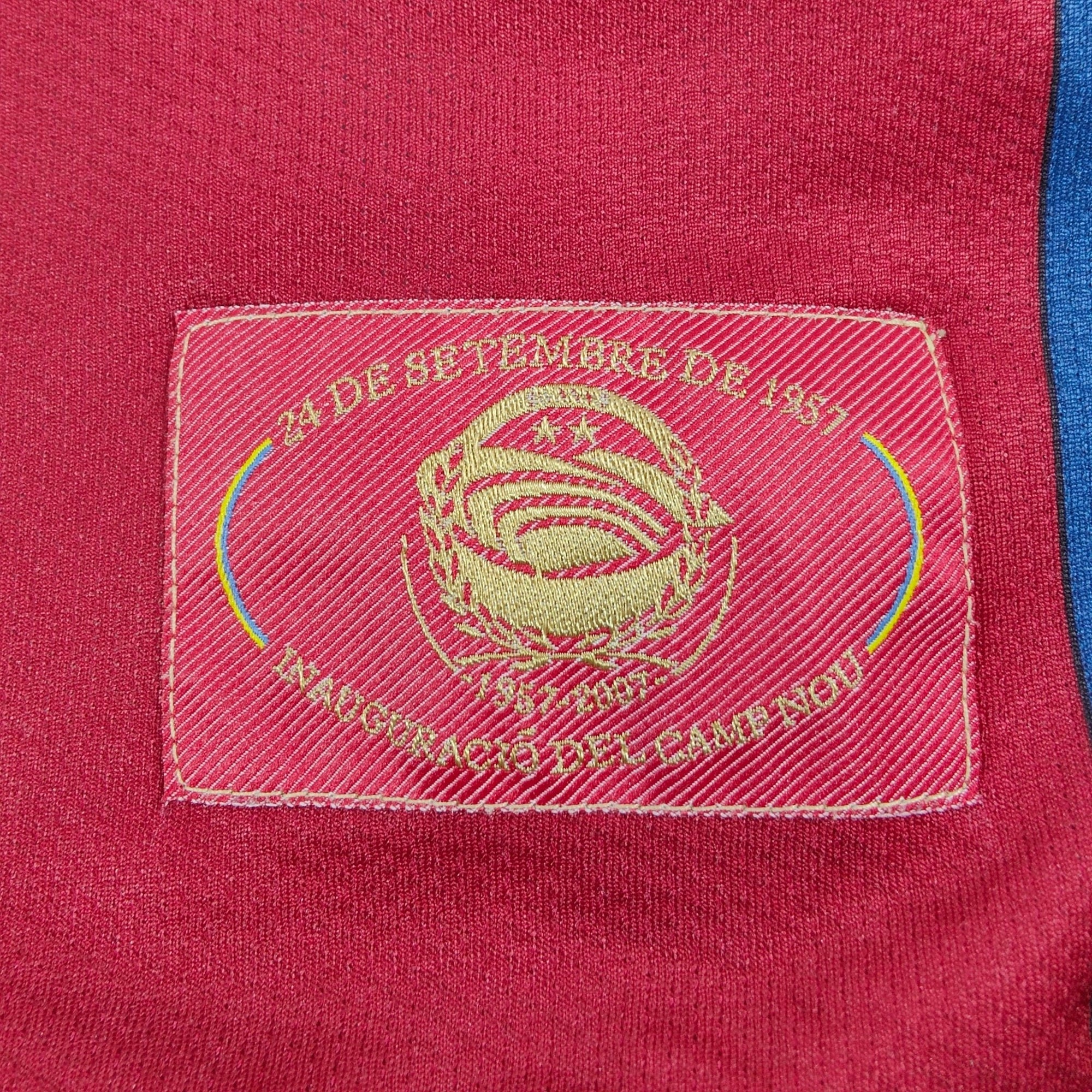 2007 - 08 FC Barcelona Home Shirt Messi 19 - 8.5/10 - (S) - Eternal Pitch