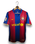 2007 - 08 FC Barcelona Home Shirt Messi 19 - 8.5/10 - (S) - Eternal Pitch
