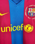 2007 - 08 FC Barcelona Home Shirt Messi 19 - 8.5/10 - (S) - Eternal Pitch