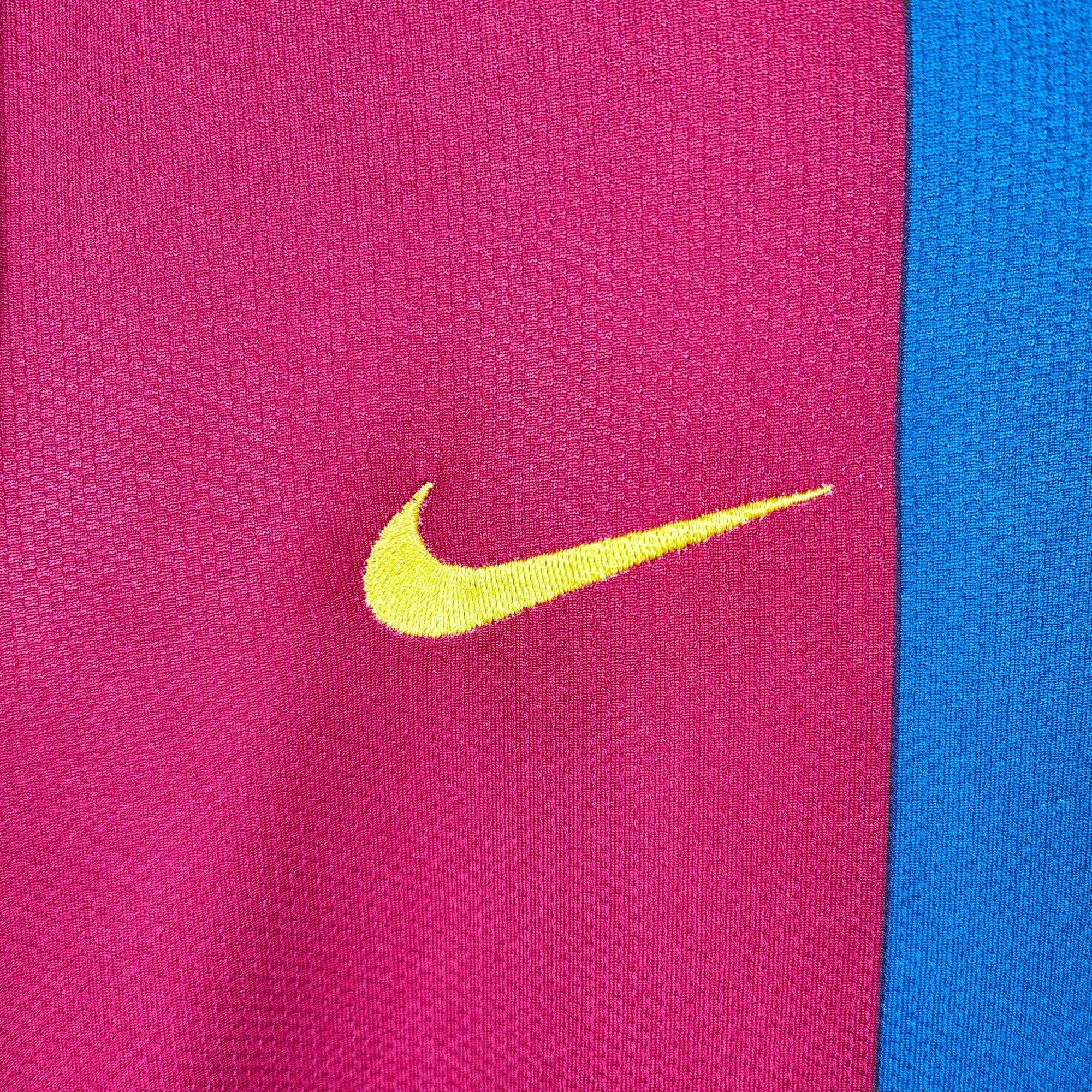 2007 - 08 FC Barcelona Home Shirt Messi 19 - 8.5/10 - (S) - Eternal Pitch