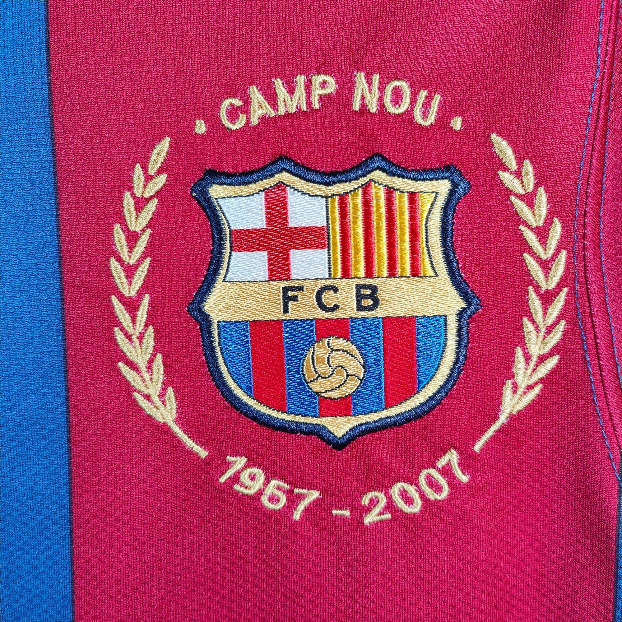 2007 - 08 FC Barcelona Home Shirt Messi 19 - 9/10 - (S) - Eternal Pitch
