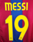 2007 - 08 FC Barcelona Home Shirt Messi 19 - 9/10 - (S) - Eternal Pitch
