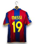2007 - 08 FC Barcelona Home Shirt Messi 19 - 9/10 - (S) - Eternal Pitch