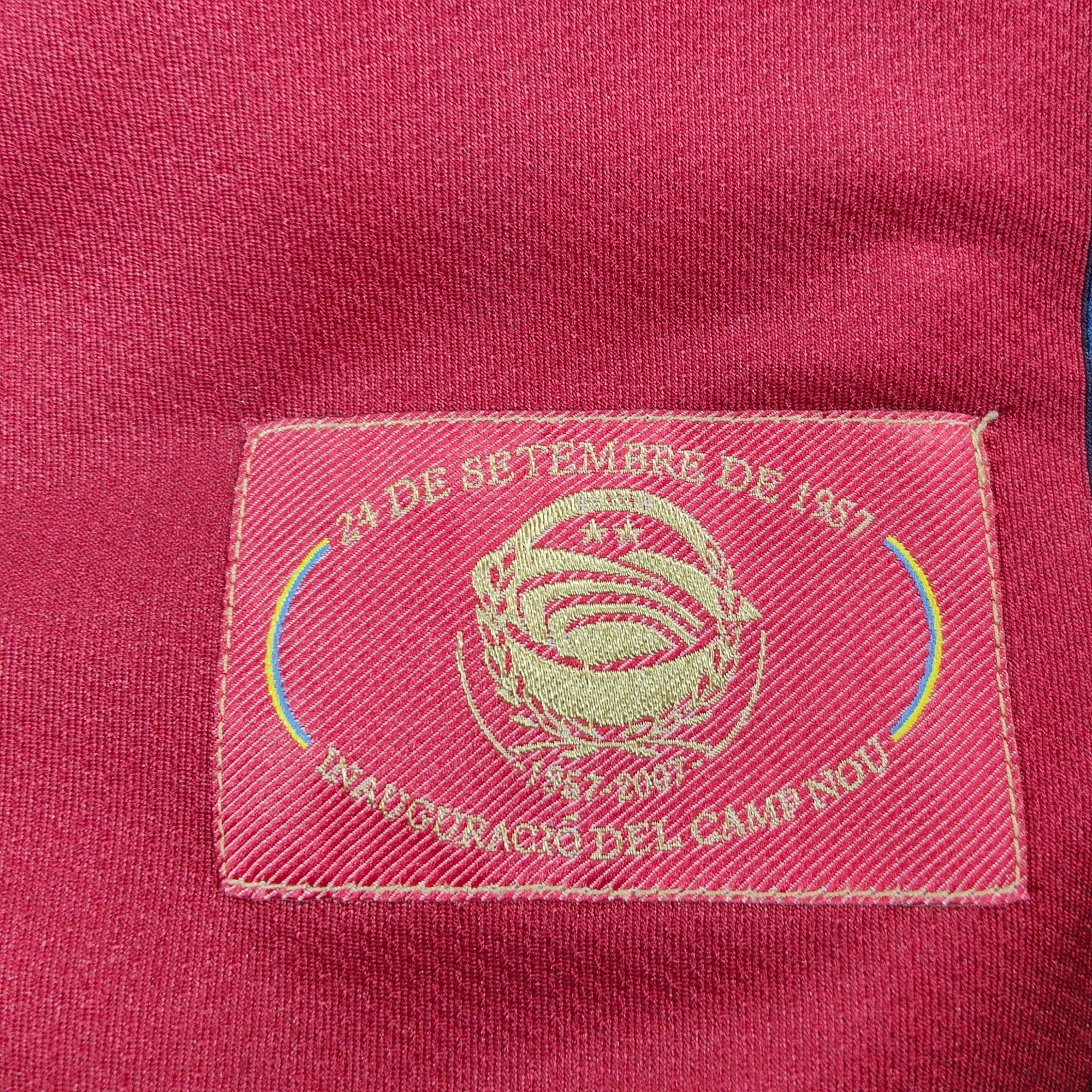 2007 - 08 FC Barcelona Home Shirt Ronaldinho 10 - 9/10 - (L) - Eternal Pitch