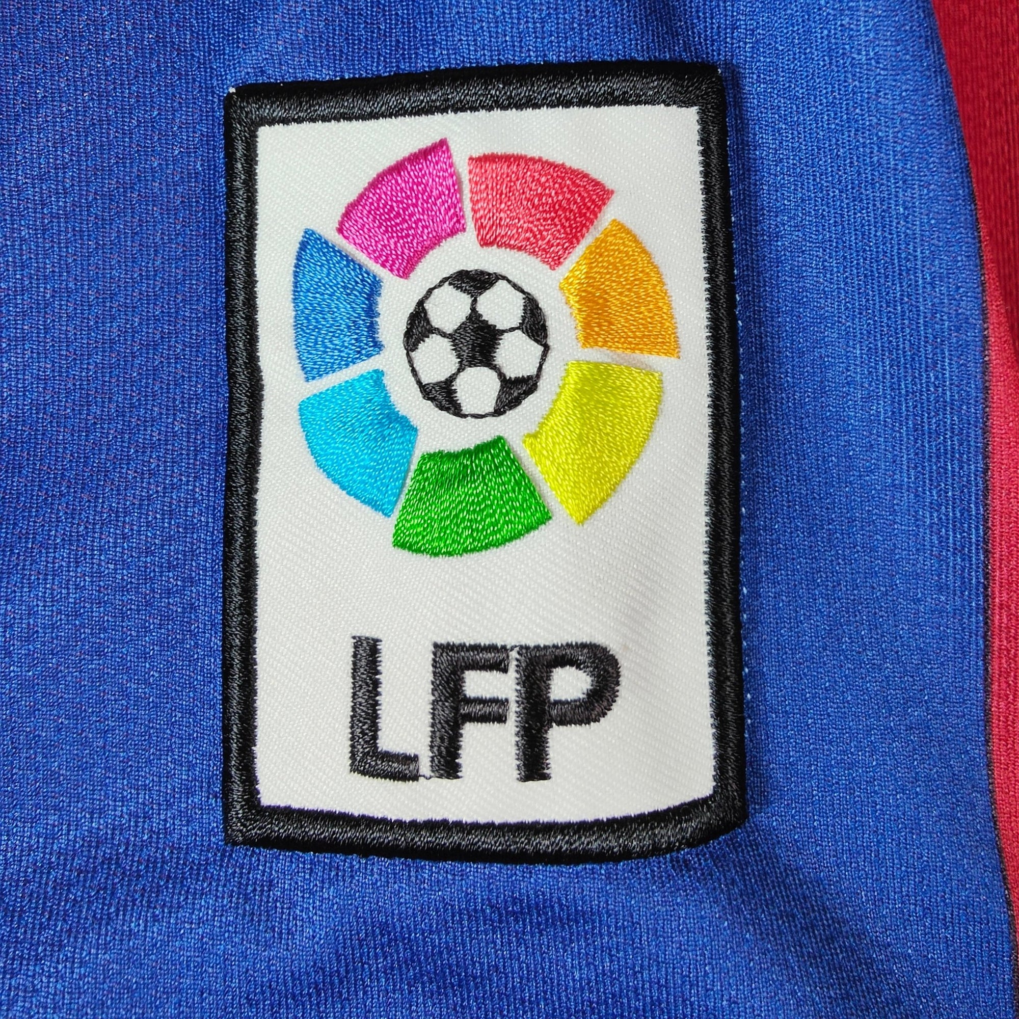 2007 - 08 FC Barcelona Home Shirt Ronaldinho 10 - 9/10 - (L) - Eternal Pitch