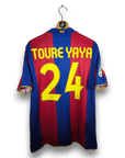 2007 - 08 FC Barcelona Home Shirt Toure Yaya 24 - 8.5/10 - (L) - Eternal Pitch