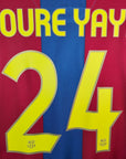2007 - 08 FC Barcelona Home Shirt Toure Yaya 24 - 8.5/10 - (XL) - Eternal Pitch