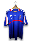 2007 - 08 France Home Shirt Benzema 9 - 8.5/10 - (L) - Eternal Pitch