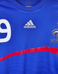 2007 - 08 France Home Shirt Benzema 9 - 9/10 - (M) - Eternal Pitch
