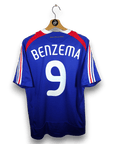 2007 - 08 France Home Shirt Benzema 9 - 9/10 - (M) - Eternal Pitch