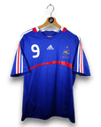 2007 - 08 France Home Shirt Benzema 9 - 9/10 - (M) - Eternal Pitch