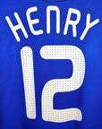 2007 - 08 France Home Shirt Henry 12 - 9.5/10 - (XL) - Eternal Pitch