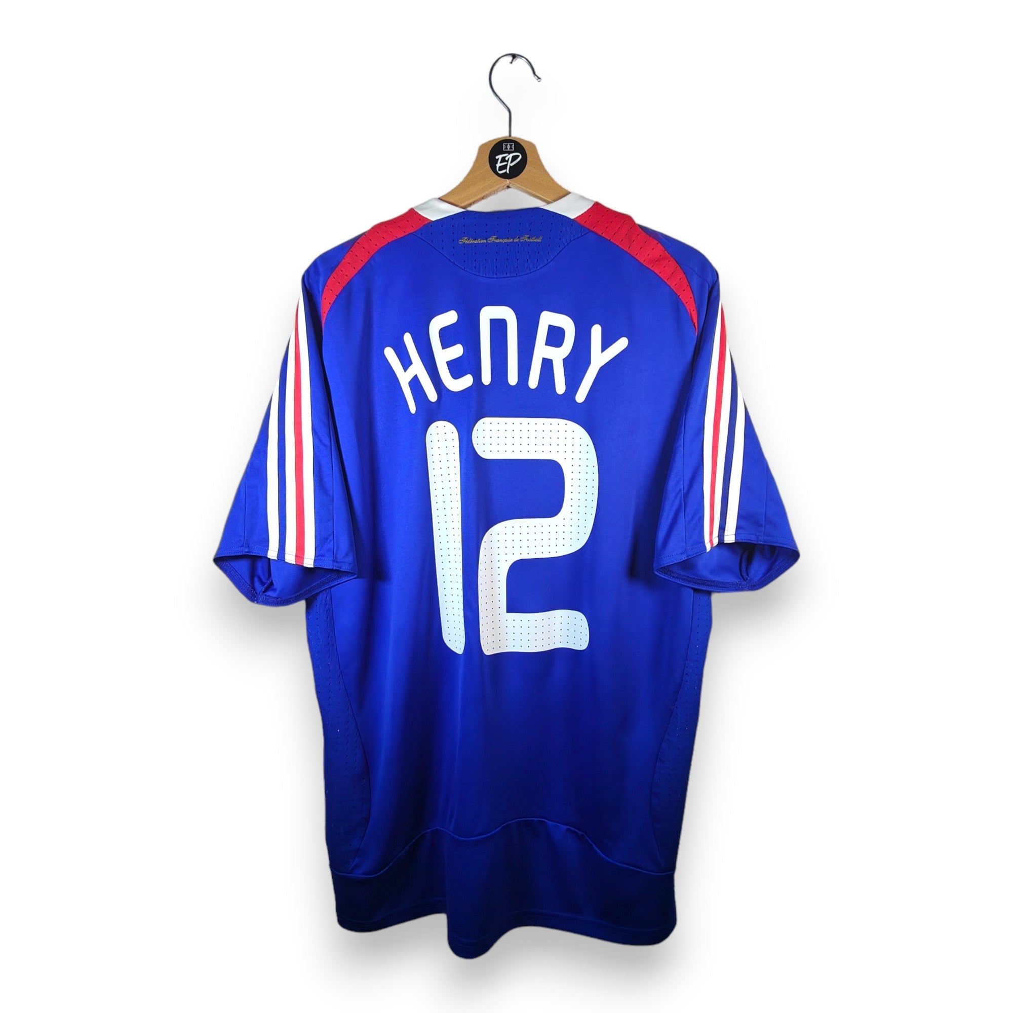 2007 - 08 France Home Shirt Henry 12 (L) - Eternal Pitch