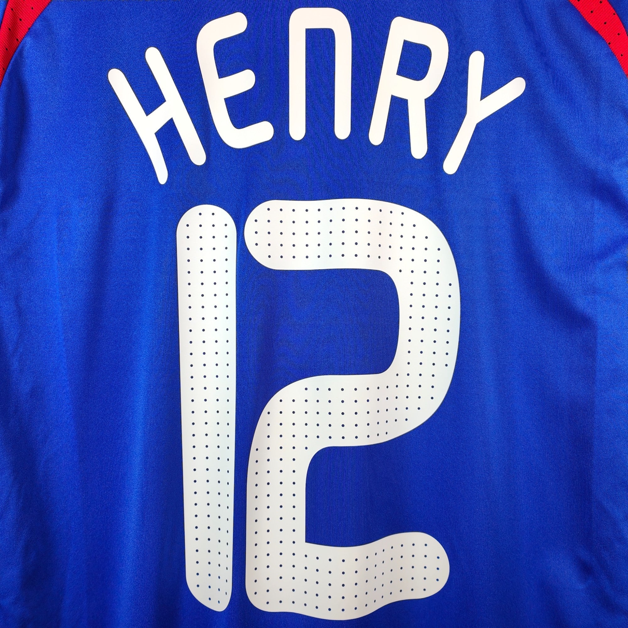2007 - 08 France Home Shirt Henry 12 (L) - Eternal Pitch