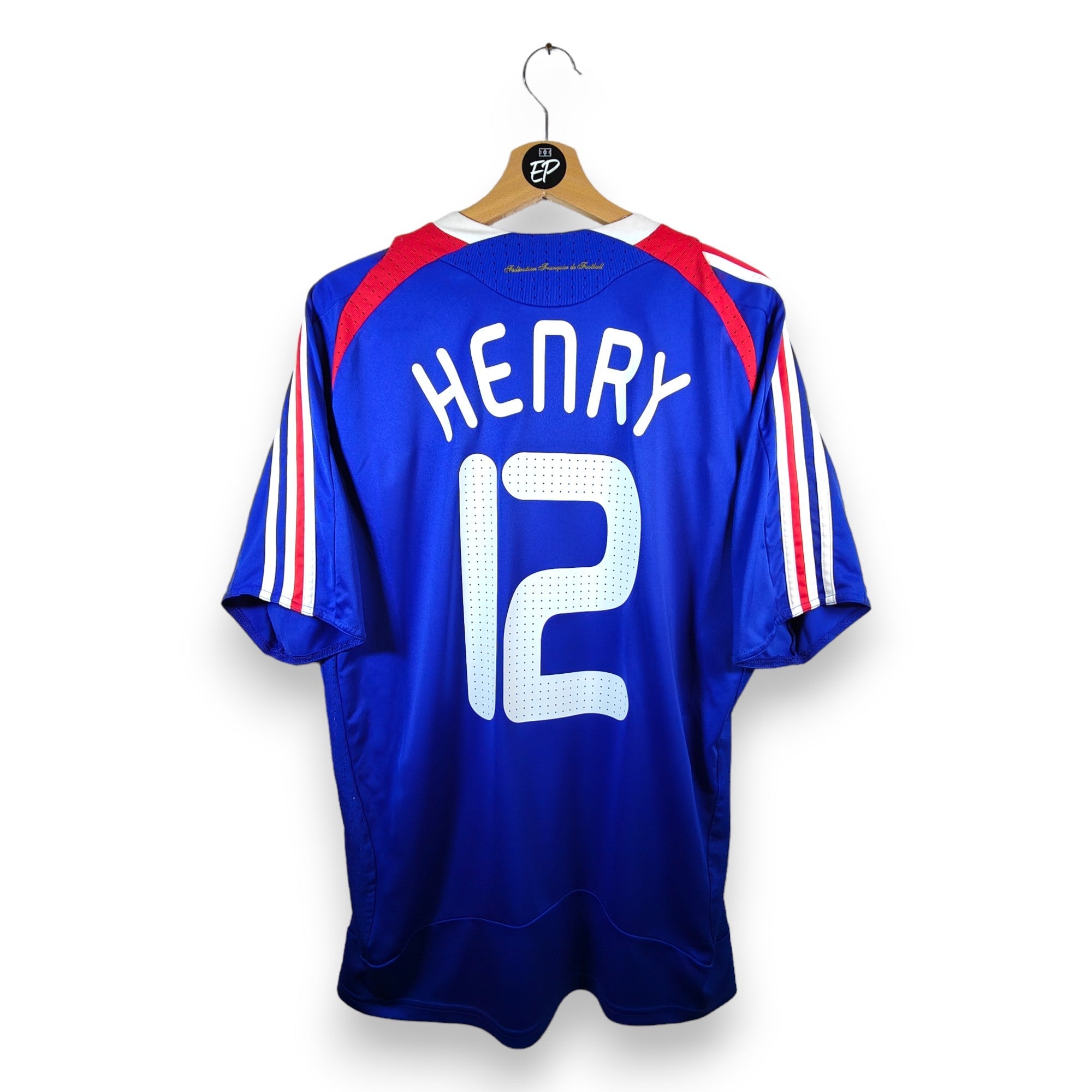 2007 - 08 France Home Shirt Henry 12 (L) - Eternal Pitch