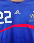2007 - 08 France Home Shirt Ribery 22 - 7.5/10 - (L) - Eternal Pitch